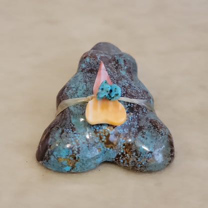 Chrysocolla Zuni Fetish Frog