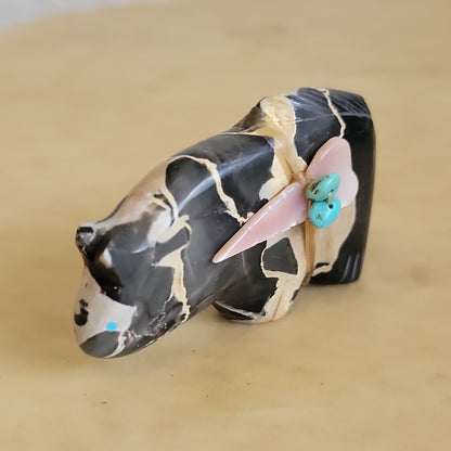 Egyptian Marble Mountain Lion Zuni Fetish