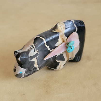 Egyptian Marble Mountain Lion Zuni Fetish