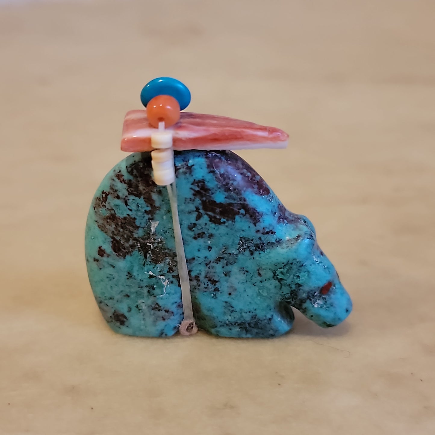 Turquoise Zuni Fetish Medicine Bear