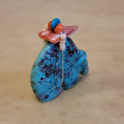 Turquoise Zuni Fetish Medicine Bear