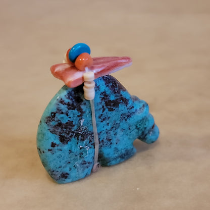 Turquoise Zuni Fetish Medicine Bear