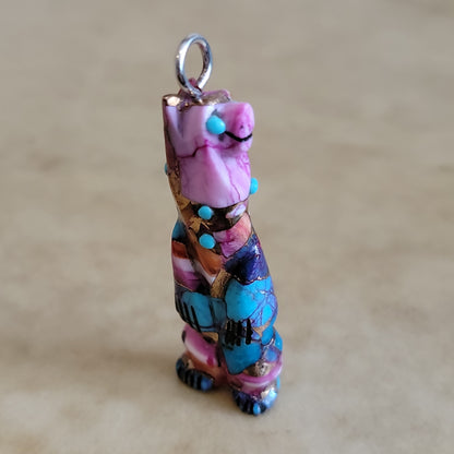 Claudia Peina Composite Bear Zuni Fetish Pendant