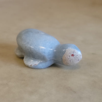 Lepidolite Zuni Fetish Turtle