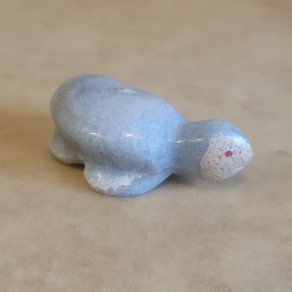 Lepidolite Zuni Fetish Turtle