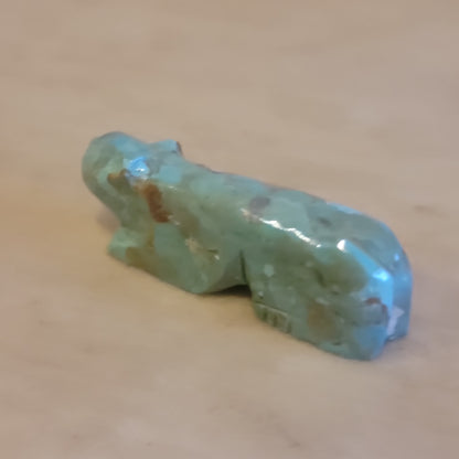 Turquoise Zuni Fetish Bear