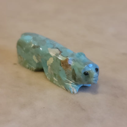 Turquoise Zuni Fetish Bear