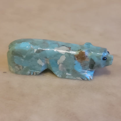 Danette Laate Turquoise Zuni Fetish Bear