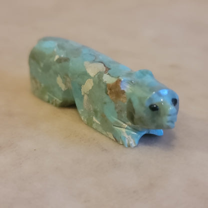 Turquoise Zuni Fetish Bear