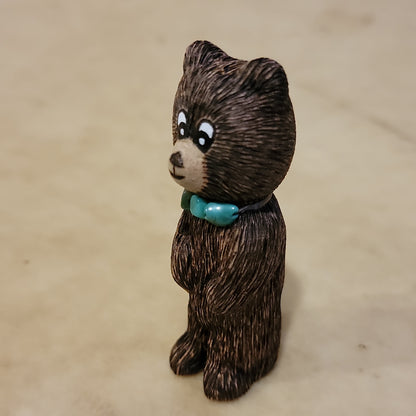 Cottonwood Root Hand painted Zuni Fetish Bear/Folk Art