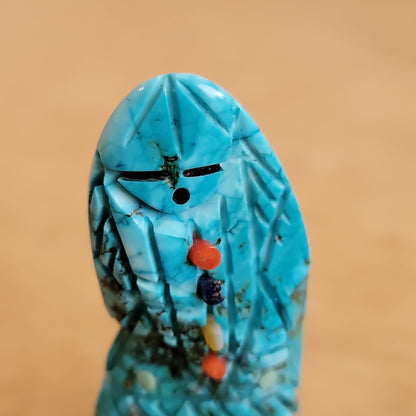 Double Sided Turquoise Maiden(s) Zuni Fetish