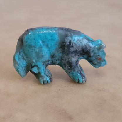 Turquoise Zuni Fetish Wolf