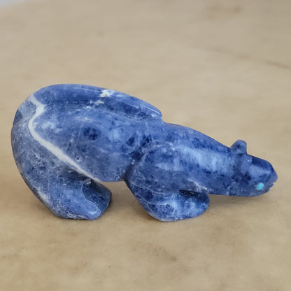 Sodalite Zuni Fetish  Mountain Lion