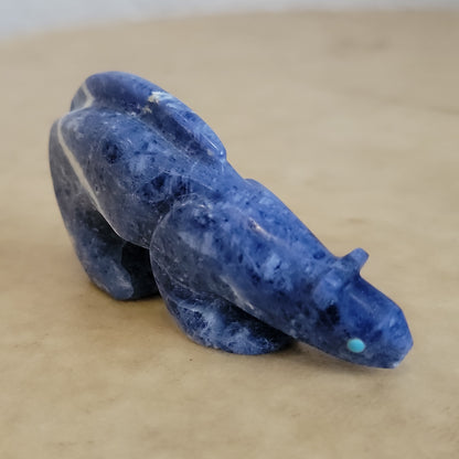 Sodalite Zuni Fetish  Mountain Lion