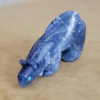 Sodalite Zuni Fetish  Mountain Lion