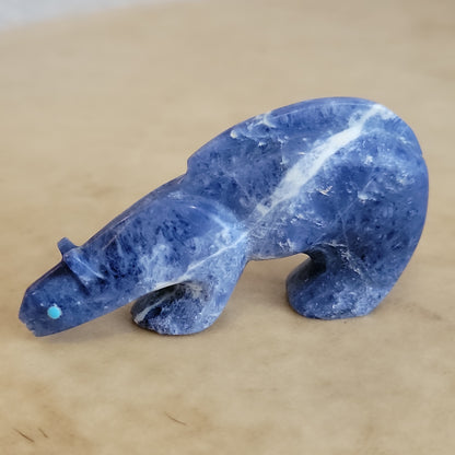 Sodalite Zuni Fetish  Mountain Lion