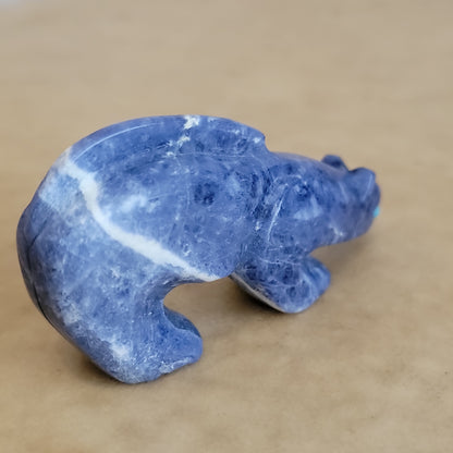 Sodalite Zuni Fetish  Mountain Lion