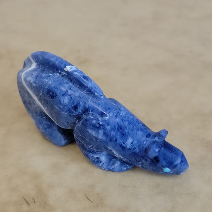 Sodalite Zuni Fetish  Mountain Lion