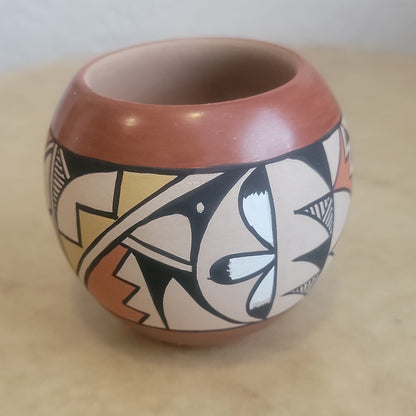 Helen Shendo Jemez Pueblo Pottery Bowl