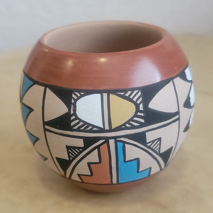 Helen Shendo Jemez Pueblo Pottery Bowl