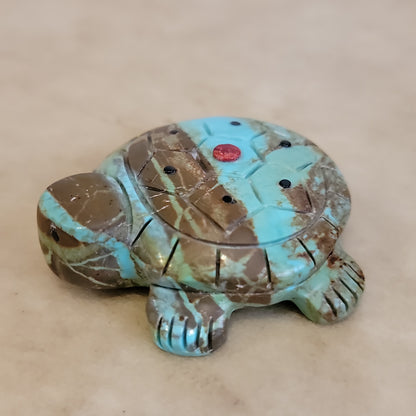 Turquoise Turtle Zuni Fetish