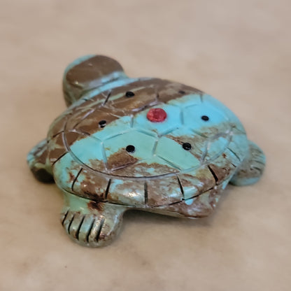 Turquoise Turtle Zuni Fetish