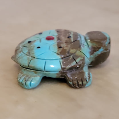 Turquoise Turtle Zuni Fetish