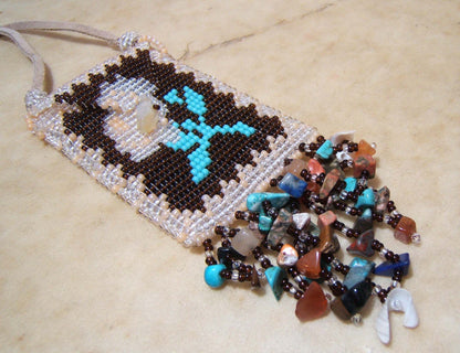 Jerilena Touchin Navajo Beaded Pouch