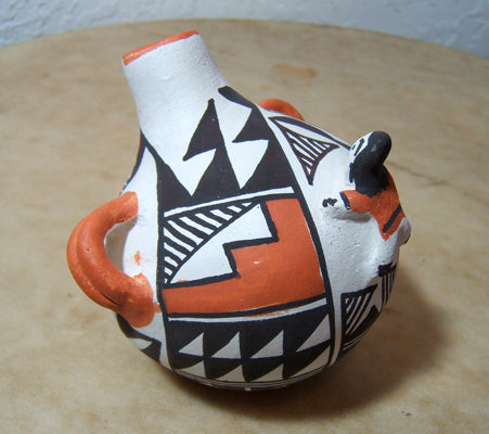 Joyce Leno Acoma Pueblo Pottery Canteen