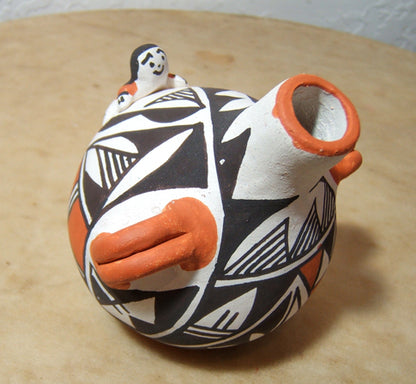 Joyce Leno Acoma Pueblo Pottery Canteen