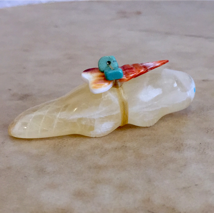 Calcite Beaver Zuni Fetish